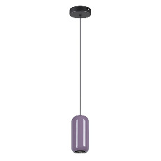 5053/1 PENDANT ODL24 447 черный/сиреневый/металл Подвес GU10 LED 4W OVALI