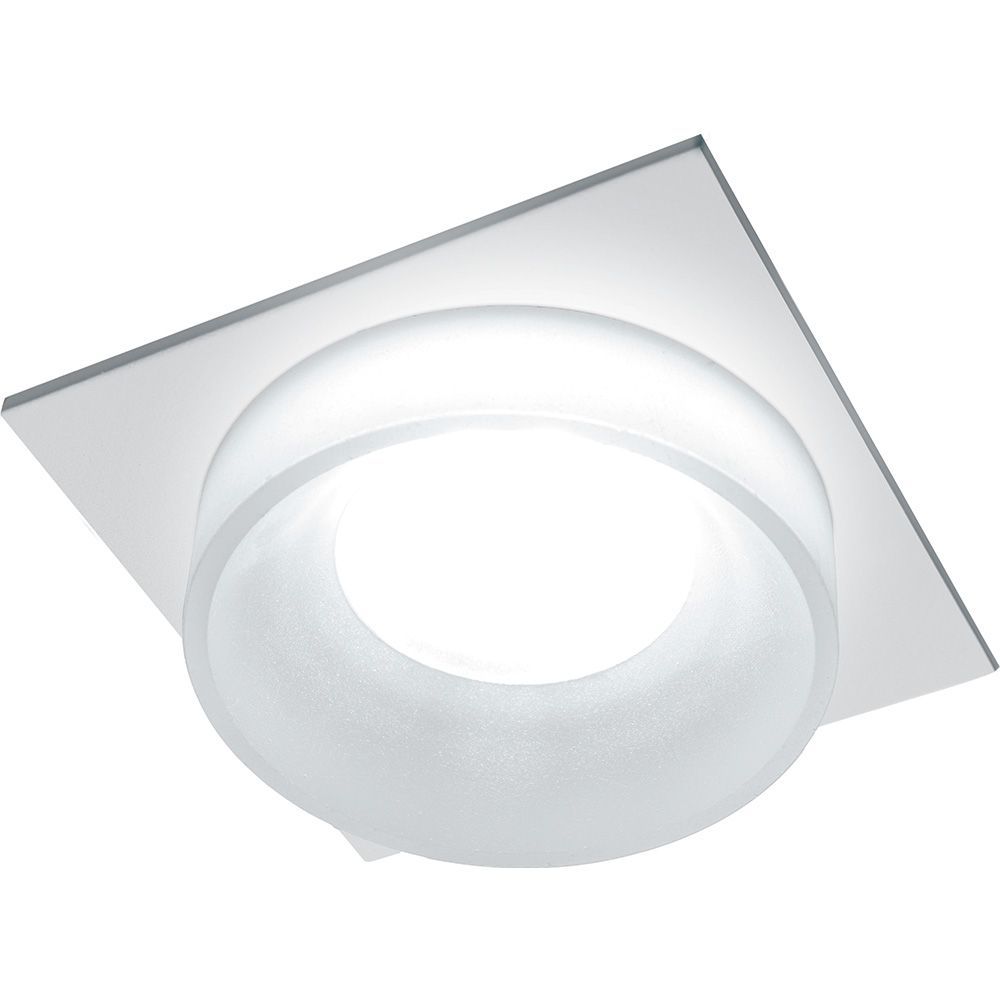 Светильник потолочный встраиваемый, MR16 G5.3, белый DL2901 трековый светильник однофазный эра tr11 gu10 bk под лампу mr16