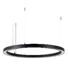 Светильник SP-CIRCLE-HANG-O3535-D700-40W Warm3000 (RAL9005, 120 deg, 230V) IP40 LED (Arlight, Алюминий)