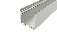 Профиль для светодиодной ленты накладной алюминиевый LC-LP-3535-2 Anod