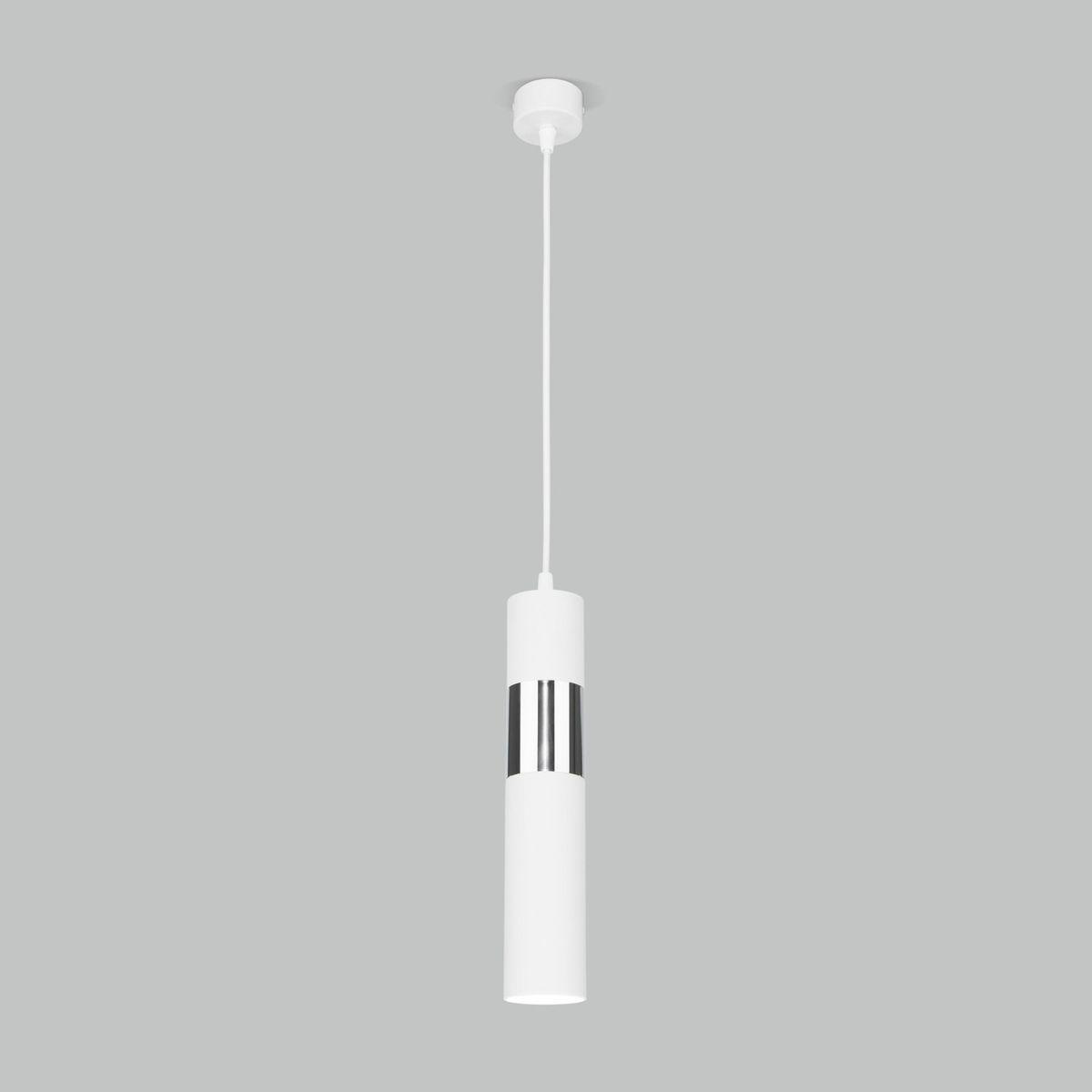Подвесной светильник Eurosvet Viero 50097/1 белый/хром инсталляция для унитаза pestan fluenta с клавишей смыва active хром глянец 258726