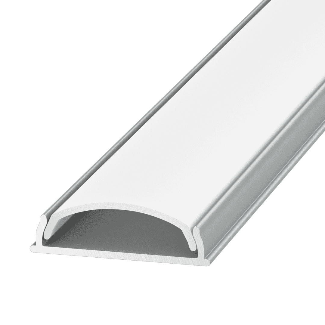 Профиль алюминиевый для светодиодной ленты гибкий SWG ARC-1806FLEX профиль inspire для светодиодной ленты 2 м гибкий