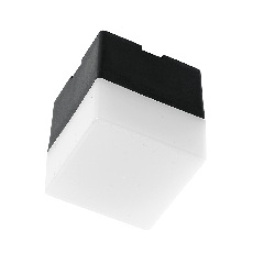 Светодиодный светильник 3W 300Lm 6500K, пластик, черный 50*50*55мм AL4021