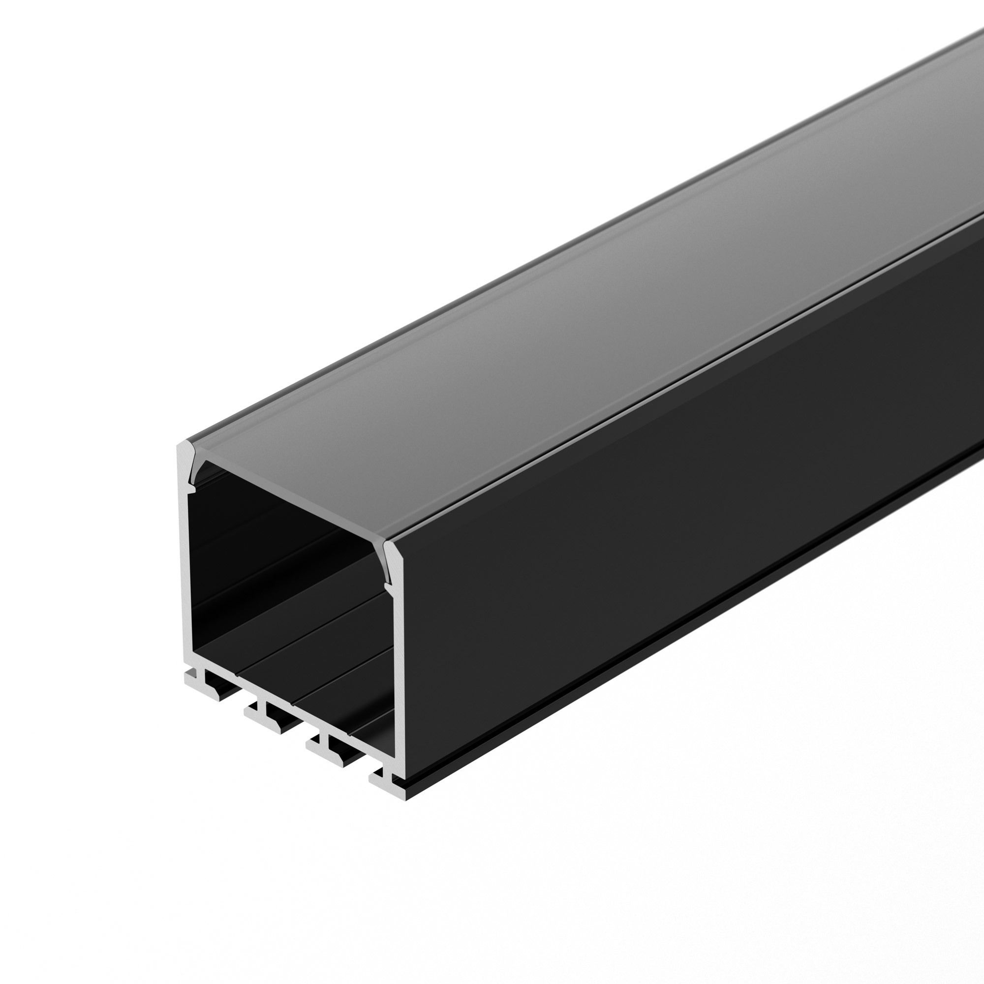 Профиль PLS-LOCK-H25-3000 ANOD Black (Arlight, Алюминий) профиль для светодиодной ленты накладной алюминиевый lc lp 3250 2 anod