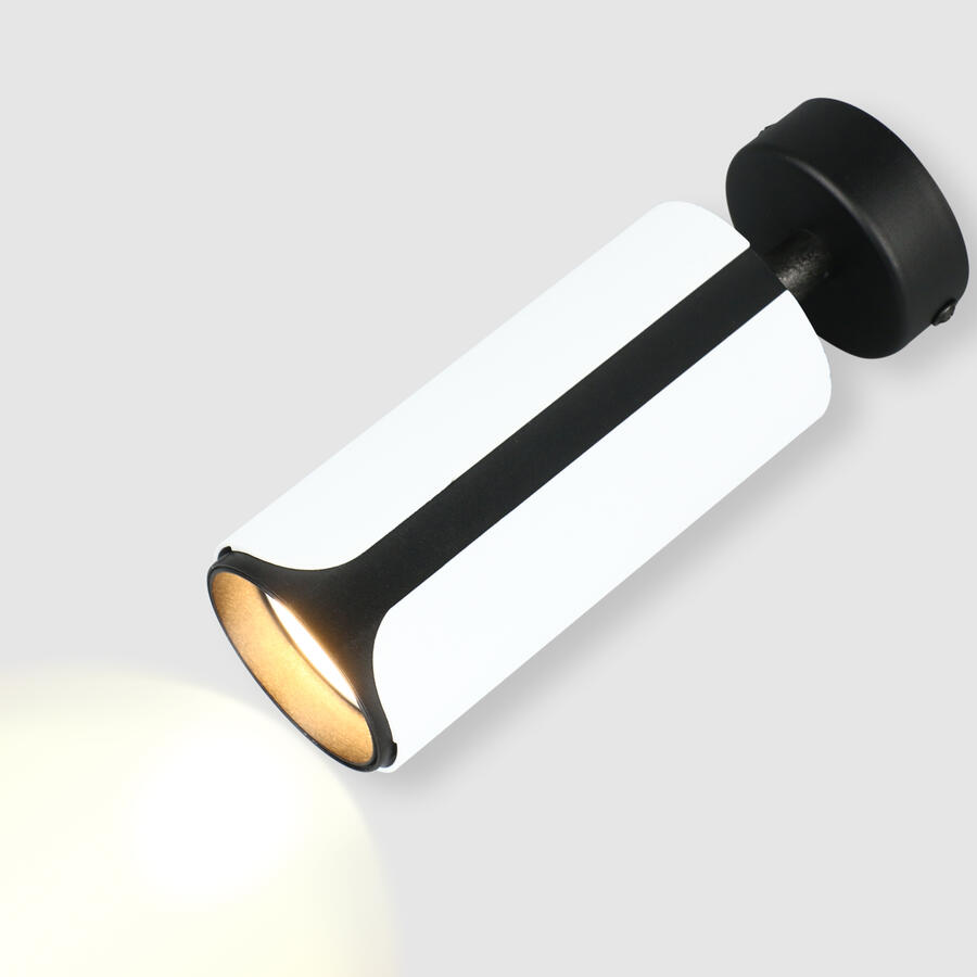 Спот на основании GWL-GU10-M-IP20 Одинарный Белый Черный Монохром 1651₽