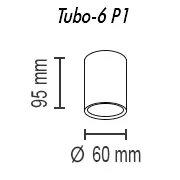 Потолочный светильник TopDecor Tubo6 P1 24