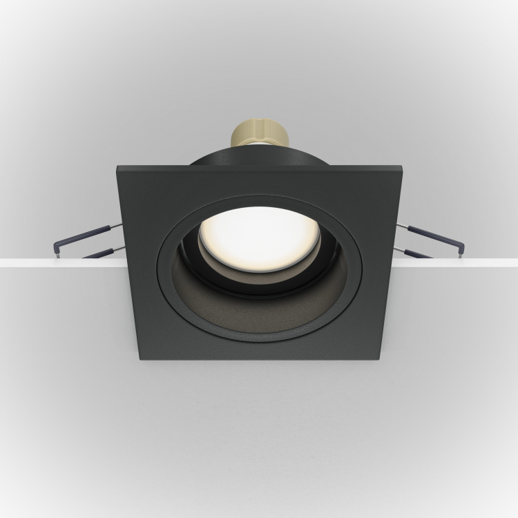 Встраиваемый светильник Atom DL026-2-01B краска акриловая шедевр чёрный 60 г