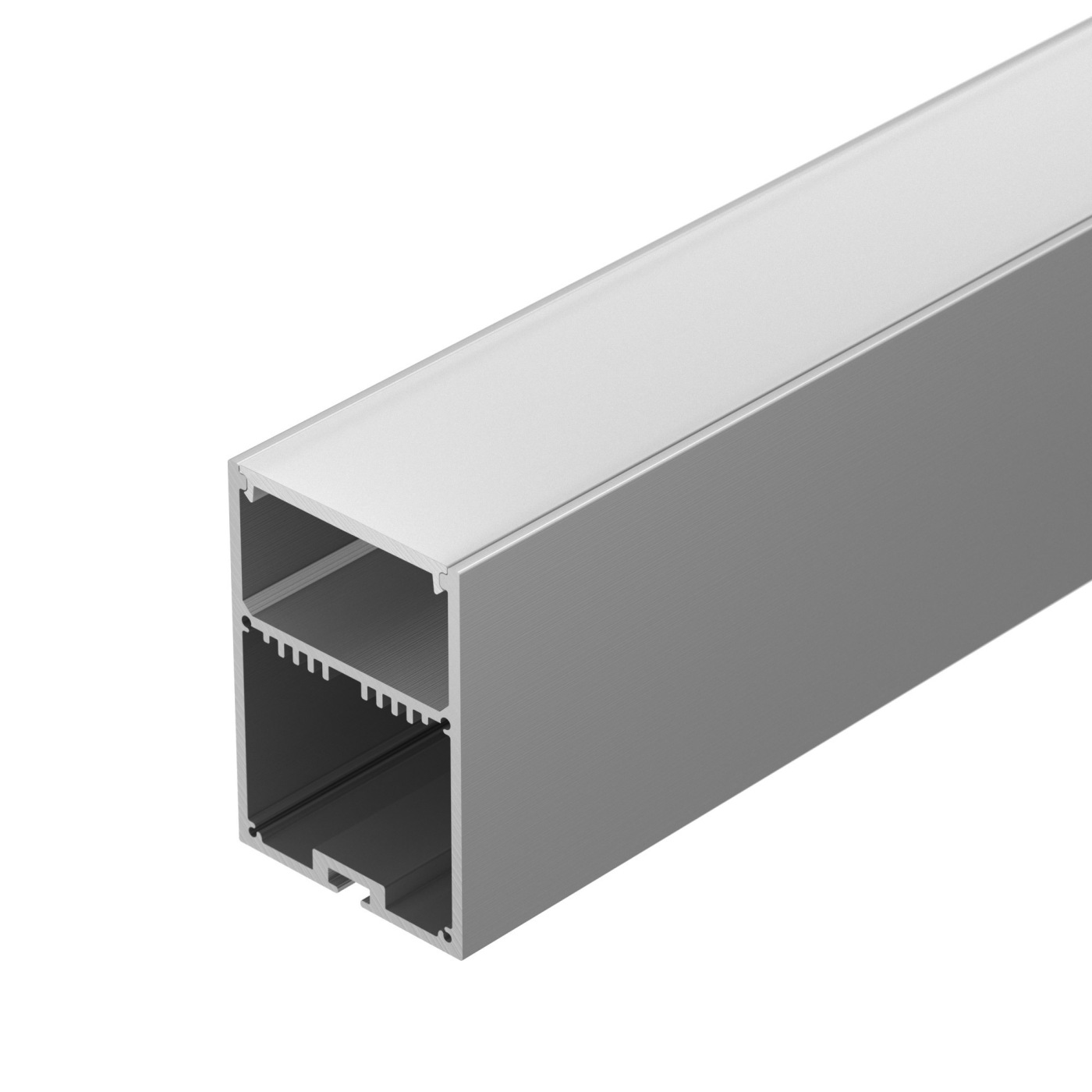 Профиль SL-LINE-4970-2000 ANOD профиль алюминиевый накладной подвесной с отсеком для бп серебро cab266