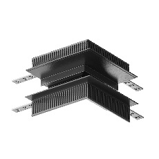 Угловой коннектор внешний S35 встраиваемый черный, TRA004OCL-22B