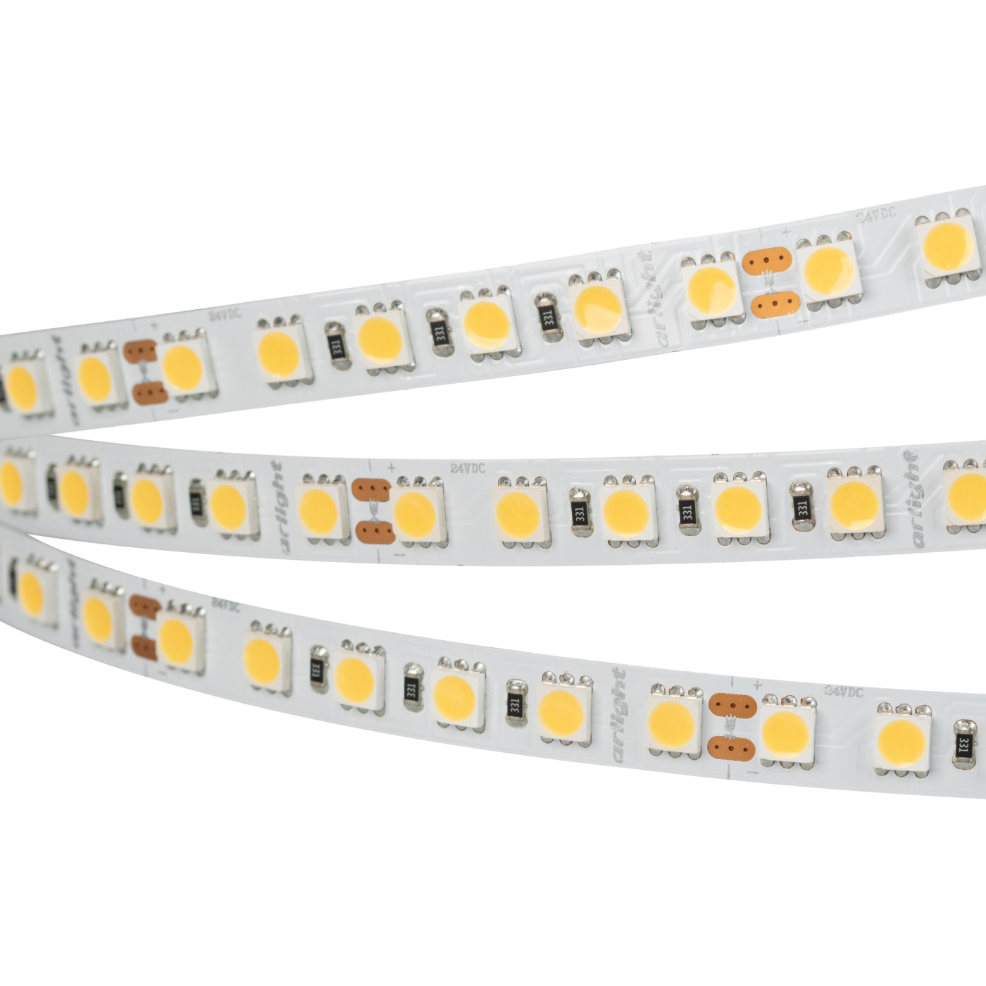 Светодиодная лента RT-B96-10mm 24V White6000 (23 W/m, IP20, 5060, 5m) (Arlight, Открытый), 017427(2) светодиодная лента rtw 2 5000se 12v yellow 2x 5060 300 led lux arlight 14 4 вт м ip65