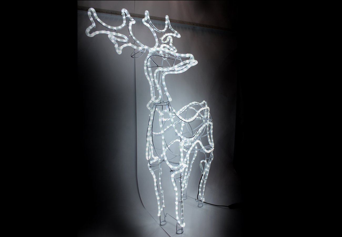 Олень каркасный обвит Дюралайтом 1228040 LED-XMIB-RA018-24V-48-W 5200₽