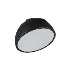 7658/11L MITRA LED SN 50 Светильник пластик/белый/черный LED 11Вт 4000K D200 IP20 PLUTO BLACK