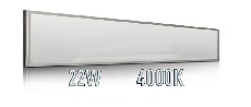 Светодиодная панель 1200x150, 220 Вольт, 22 Ватта, IP44, Серебристый, 28322