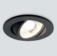 Встраиваемый светодиодный светильник Elektrostandard 15272/LED черный 4690389176593