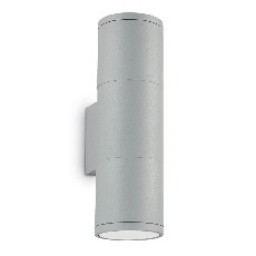 Уличный настенный светильник Ideal Lux Gun AP2 Small Grigio 163628