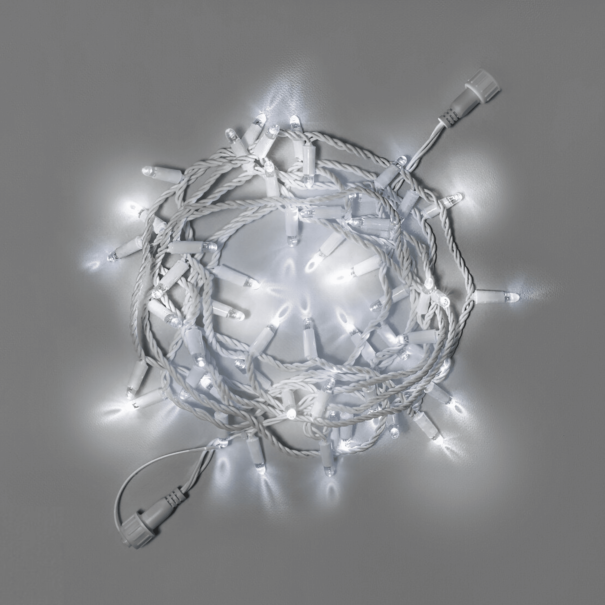 Светодиодная гирлянда INOXHUB Нить 10м 100 LED соединяемая с мерцанием 24В IP65 белый резиновый провод 23мм БЕЛАЯ 3160₽