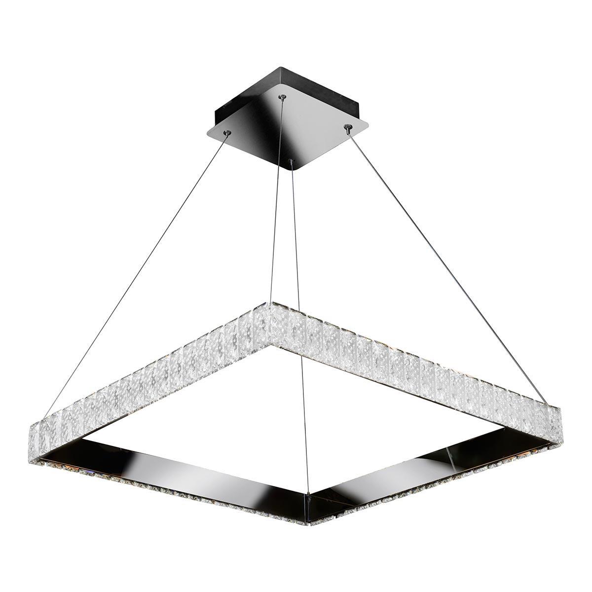 Подвесной светодиодный светильник iLedex Crystal ice MD7212-44B CR светодиодные потолочные светильники для скрытого монтажа 18вт круглый потолочный светильник для кухни спальни прихожей 2800 3200k теплый свет