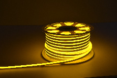 Гибкий Неон Rich LED, односторонний, жёлтый, 8*16 мм, 220 В, 50 м, RL-FX816-120-220V-Y/Y