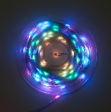 Гирлянда линейная Feron CL593 Smart, 10м USB  + Пульт ДУ RGB, прозрачный шнур