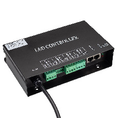 Контроллер HX-SPI-DMX-SL-4P (4096 pix, 220V, TCP/IP, add, ArtNet) (Arlight, IP20 Металл, 2 года)
