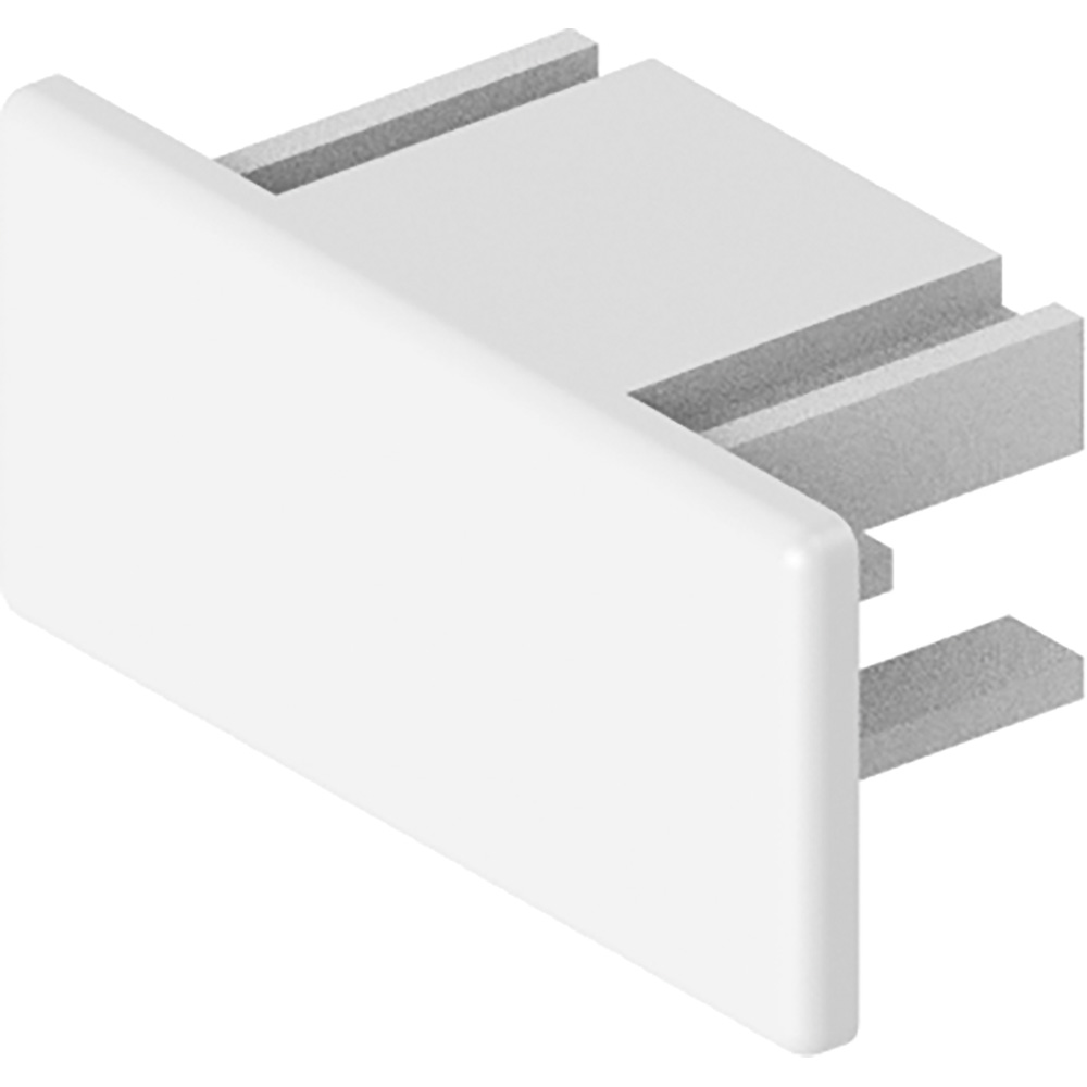 Заглушка пластиковая для шинопровода, белый, LD1013 для CAB1005