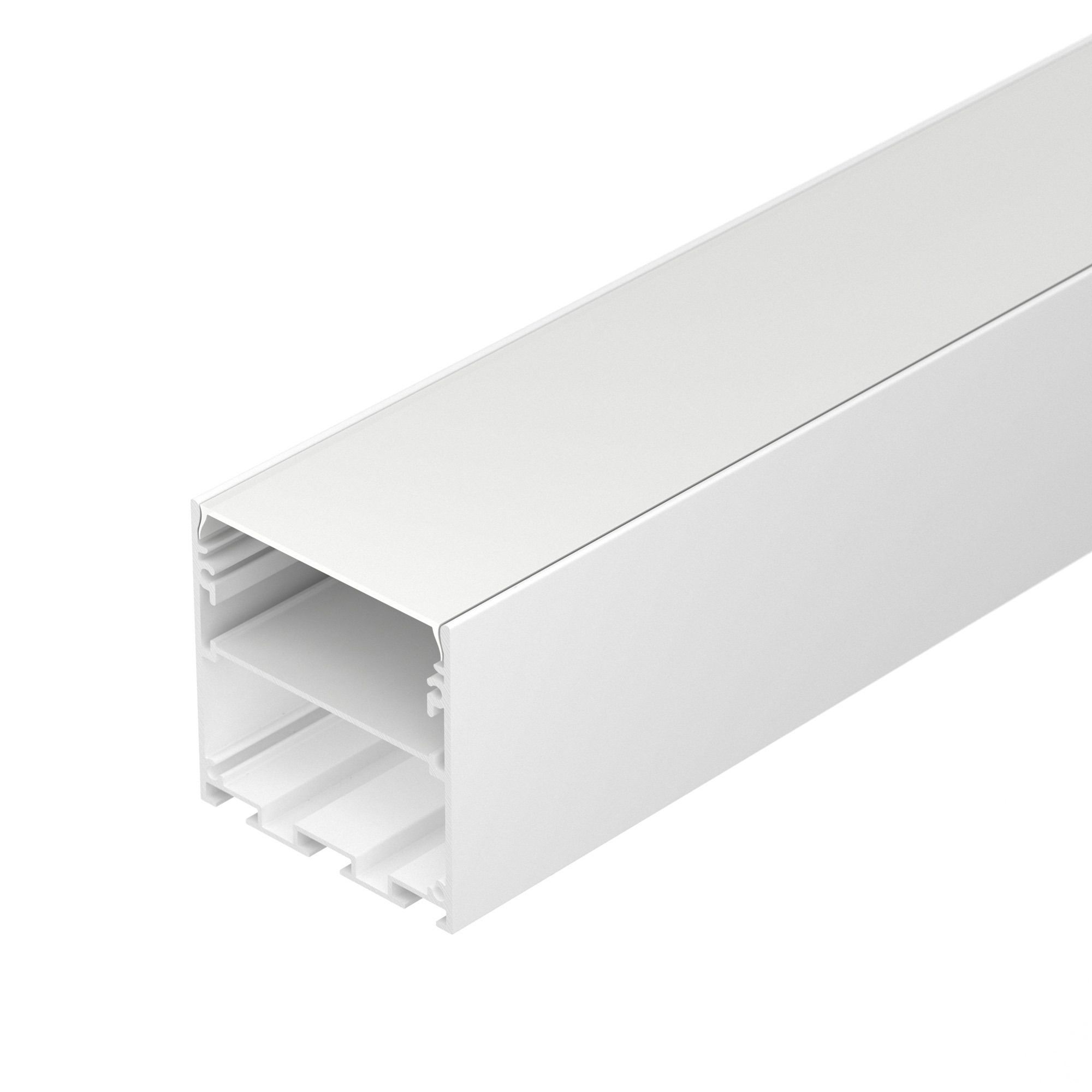 Профиль LINE-S-5050-3000 WHITE (Arlight, Алюминий) алюминиевый профиль 50x50 alm 5050 s 2m
