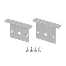 Заглушка LINIA25-F с отверстием (Arlight, Алюминий)