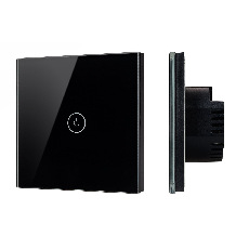 Выключатель сенсорный SWT-OMALI-S01-ZB-BK (250V, 10A, Zigbee) (Arlight, Стекло)