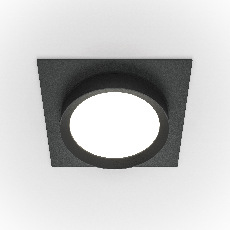 Встраиваемый светильник Hoop GX53 1x15Вт DL086-GX53-SQ-B