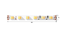 Лента светодиодная DesignLed DSG7120-24-W+WW-33