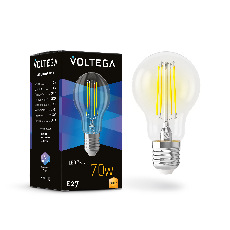 Светодиодная лампа Crystal A60 7W 3000K E27 340°