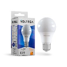 Лампа светодиодная Voltega E27 9W 2800К матовая VG2-A2E27warm9W 8343