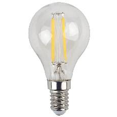 Лампа светодиодная филаментная ЭРА E14 7W 4000K прозрачная F-LED P45-7W-840-E14 Б0049891