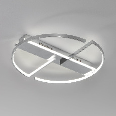 Потолочный светодиодный светильник Eurosvet Griff 90233/2 хром