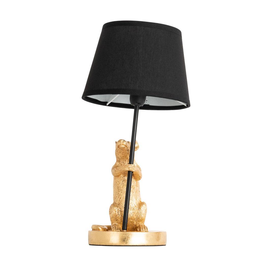 Настольная лампа Arte Lamp Gustav A4420LT-1GO настольная лампа джоел е27 40вт черно золотой 15х15х63 см