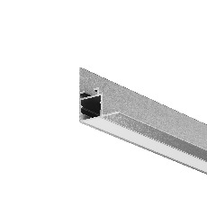 Алюминиевый профиль встраиваемый скрытого монтажа 26x30 (Серебро, 2 м), ALM-2630-S-2M 632014