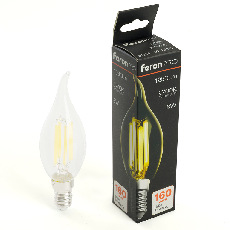 Лампа светодиодная Feron.PRO LB-1218 Свеча на ветру E14 1280LM 8W 175-265V 2700K