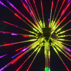 Светодиодная Фигура "Фейерверк" Ø2,4м 24В, 1512LED, IP65