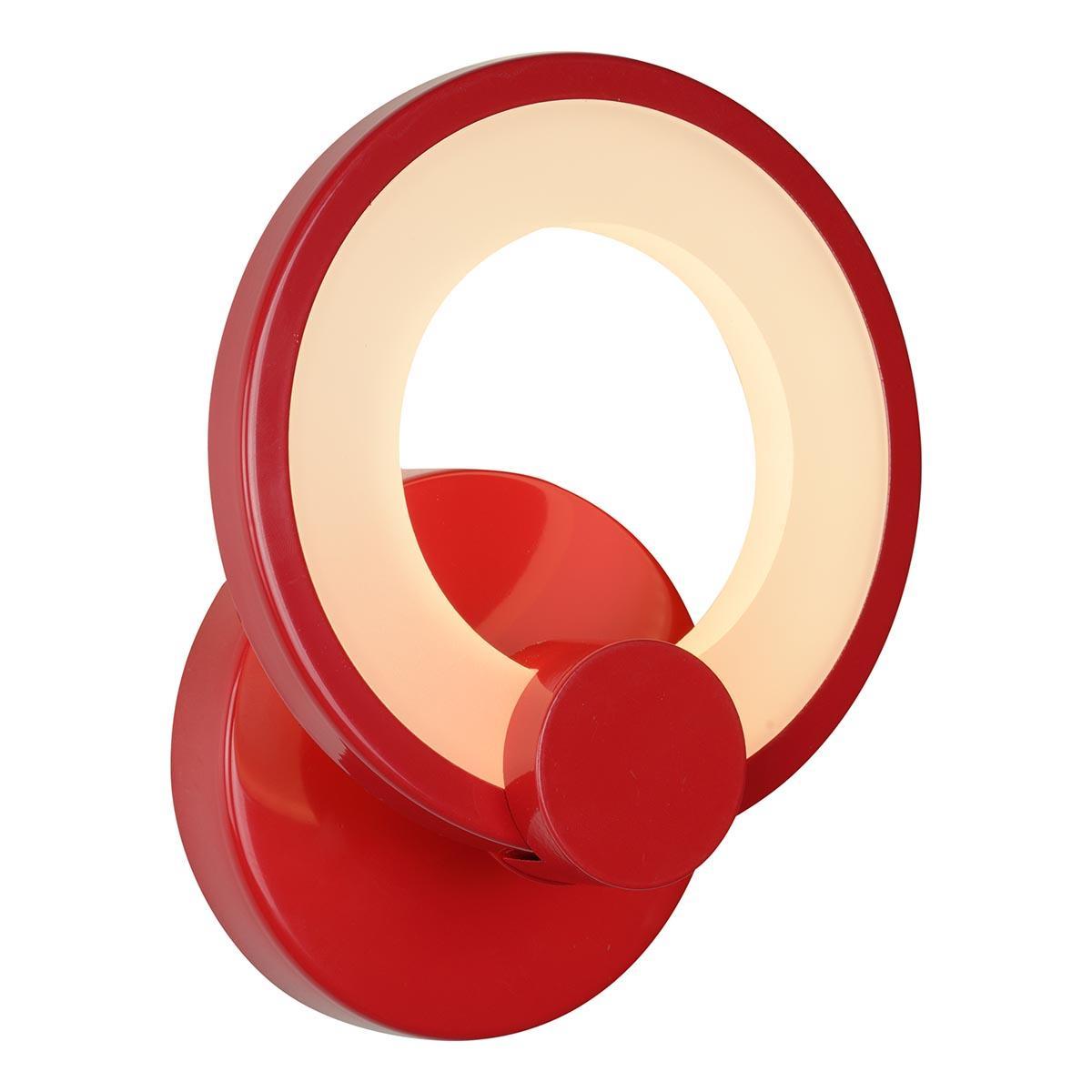 Настенный светильник iLedex Ring A001/1 Red уличный настенный светодиодный светильник elektrostandard ring 1710 techno led серый 4690389175978