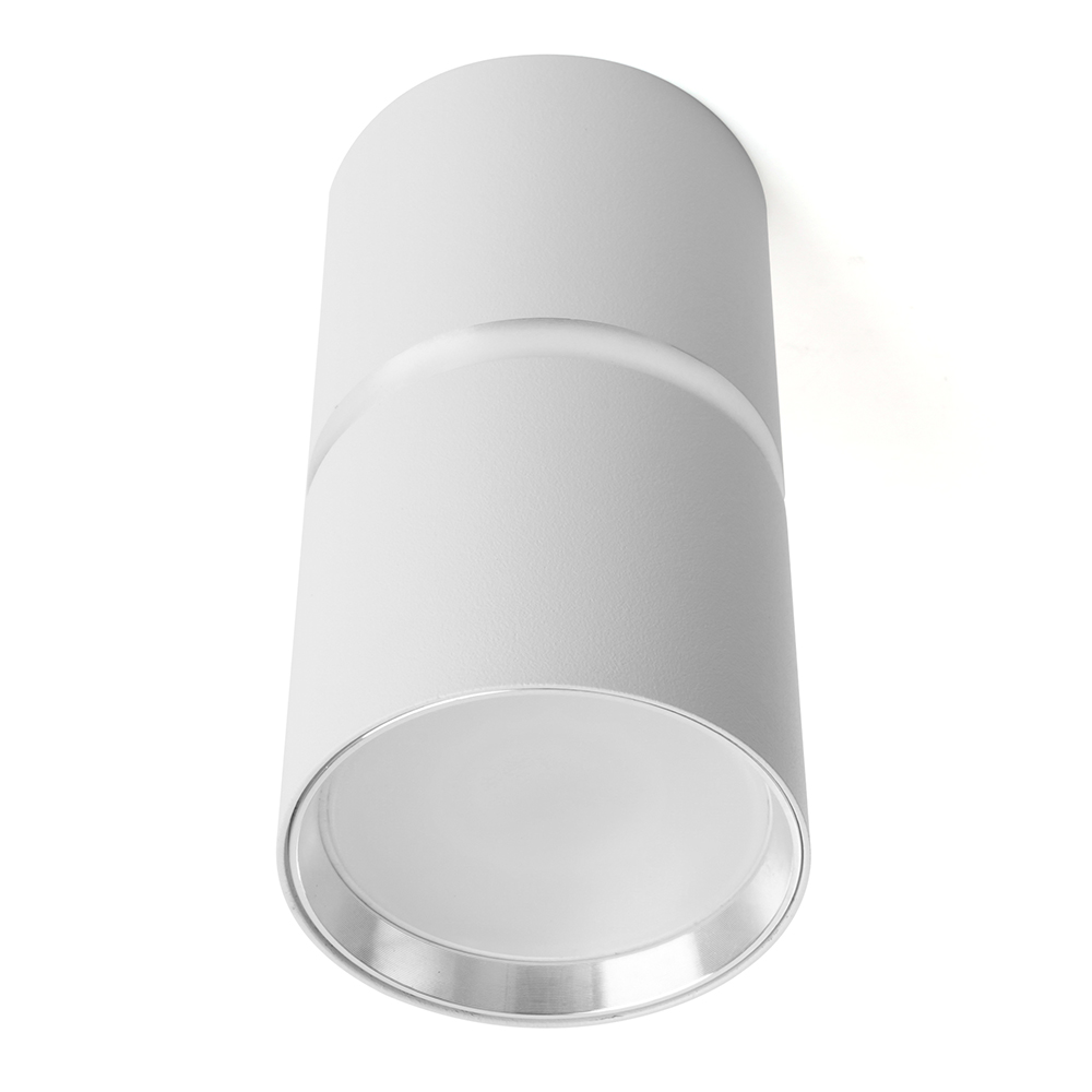 Светильник потолочный Feron ML186 Barrel ZEN MR16 GU10 35W 230V, белый, хром смеситель для ванны iddis copter copsbl2i10wa двухвентильный керамический дивертор хром