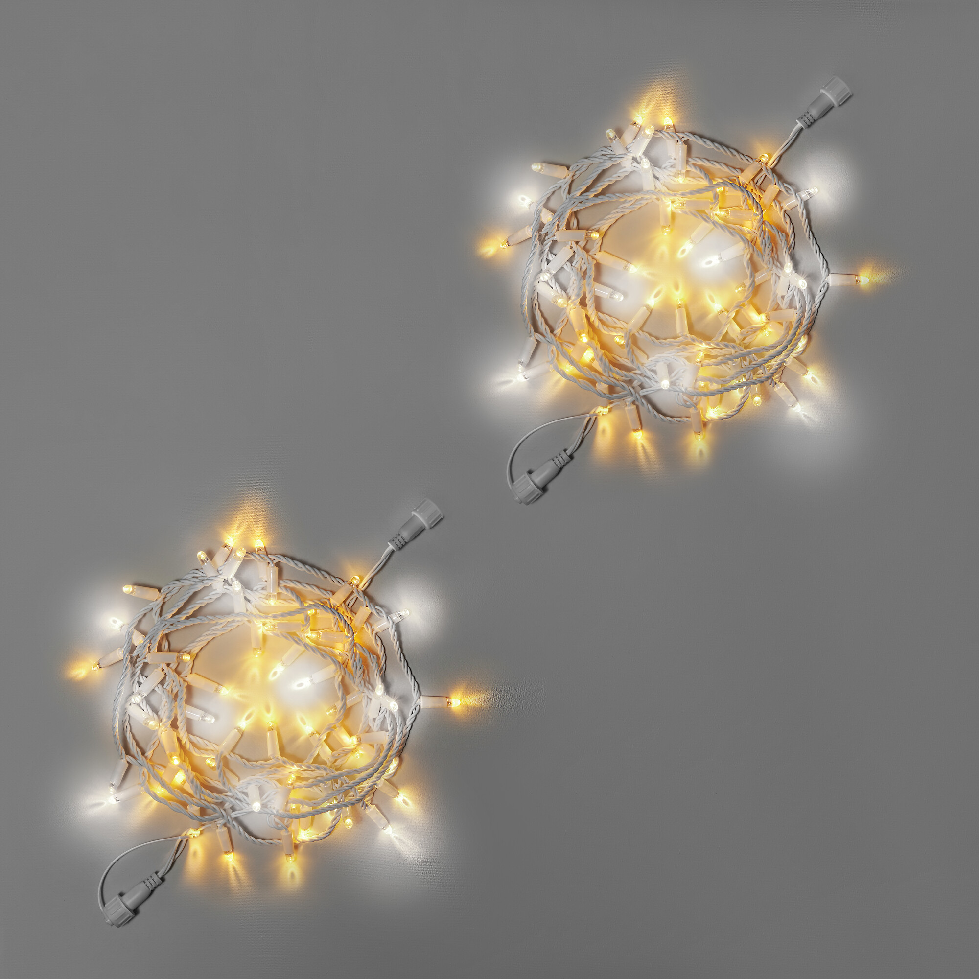 Светодиодная гирлянда INOXHUB Нить 10м 100 LED соединяемая с мерцанием 220В IP65 белый резиновый провод 33мм ТЁПЛАЯ БЕЛАЯ 3425₽