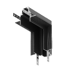 Угловой коннектор внутренний S35 встраиваемый черный, TRA004ICL-22B