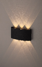 WL12 BK Подсветка ЭРА Декоративная подсветка светодиодная ЭРА 6*1Вт IP 54 черный
