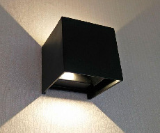 Уличный настенный светодиодный светильник Kink Light Куб 08585,19(3000K)