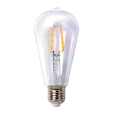 Лампа светодиодная филаментная Thomson E27 7W 4500K прямосторонняя трубчатая прозрачная TH-B2106