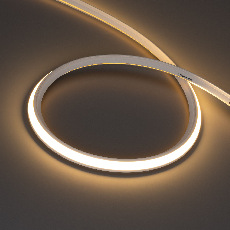 Лента герметичная MOONLIGHT-3D-T-X544-10x10mm 24V Warm3000 (8 W/m, IP67, 5m, wire x1) (Arlight, Вывод боковой, 5 лет)