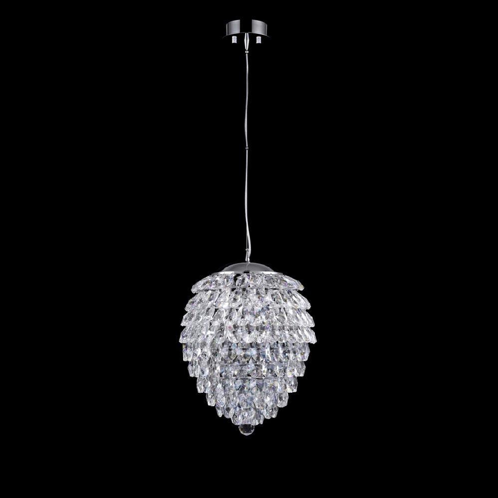 Подвесной светильник Crystal Lux Charme SP2 Chrome/Transparent настенный светильник crystal lux charme ap3 gold transparent