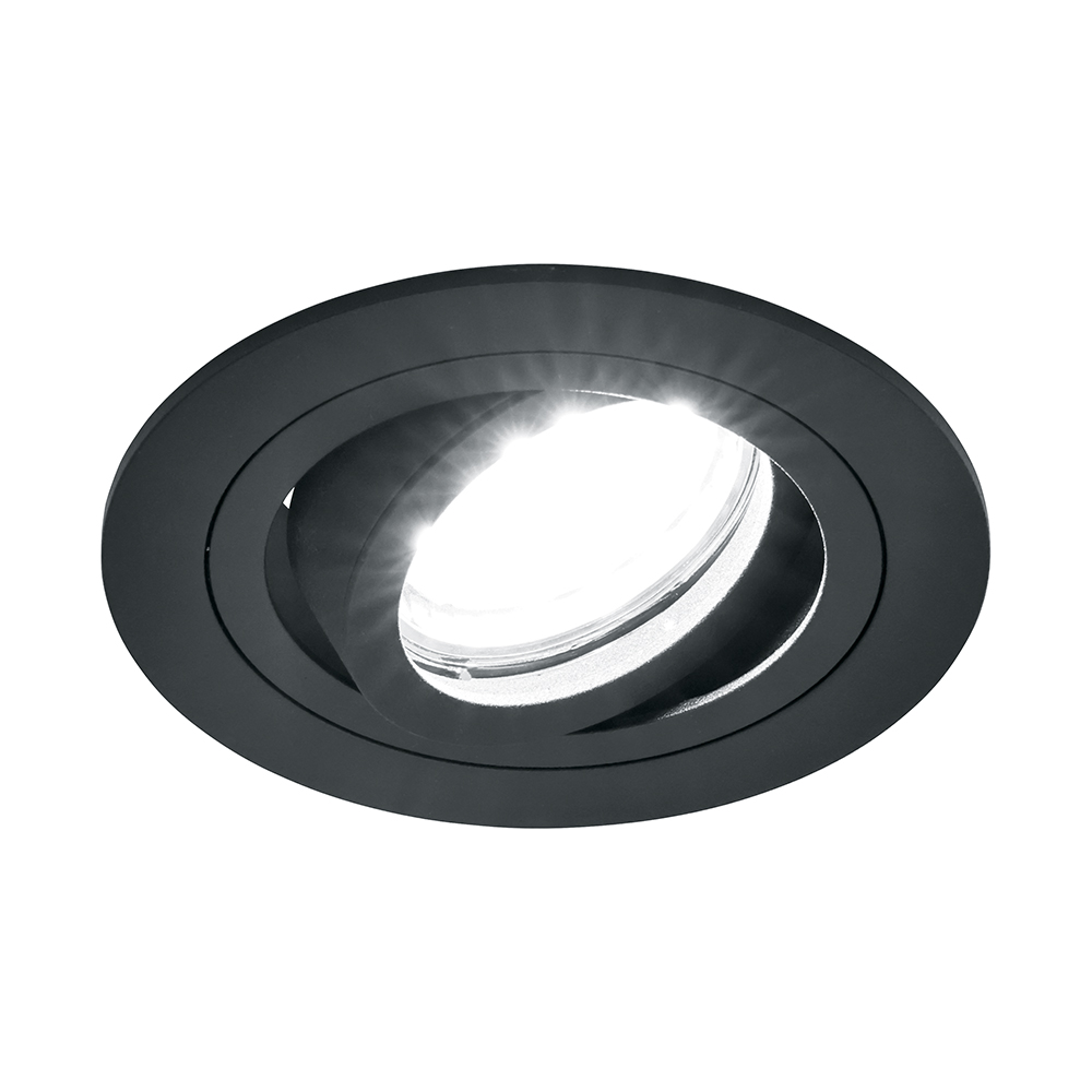Светильник потолочный встраиваемый, MR16 G5.3, черный DL2811 картридж для лазерного принтера комус ml2160 2165 2167 mlt d101s черный совместимый