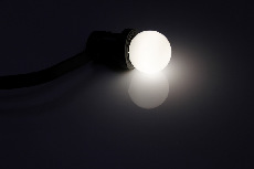 Лампа для белт-лайт LED G45 0.5W 220-240V 4100K White E27 (ДИММИРУЕМАЯ) белая новый завод