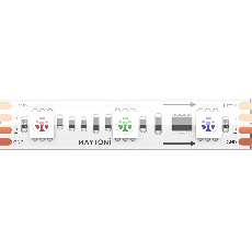 Светодиодная лента 12В 5050 14,4Вт/м RGB 5м IP68, 201245